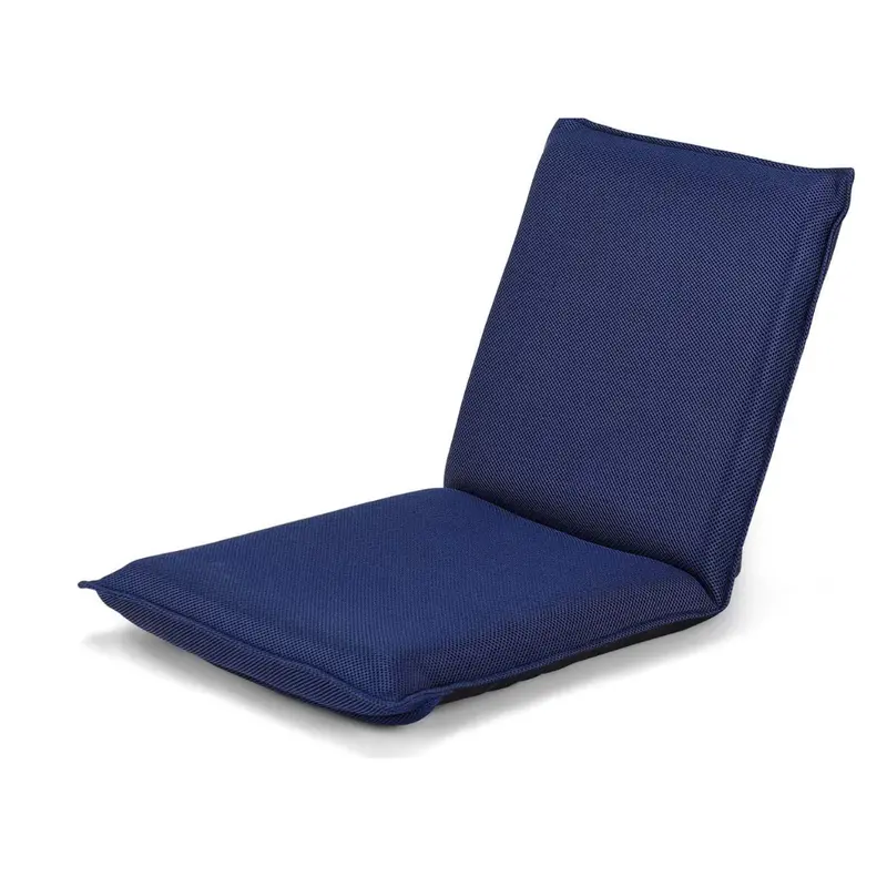 Giantex Black Folding Floor Chair – 6-Position Adjustable Lazy Sofa For Relaxation & Napping 1