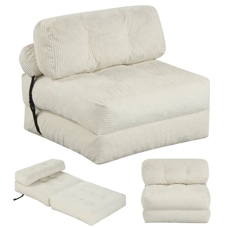 Giantex Convertible Sofa Bed – Multi-Functional Sleeper Chair With Included Pillow 1