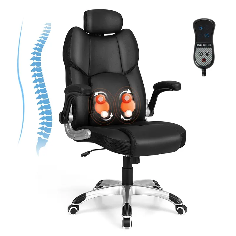 Giantex Ergonomic Executive Office Chair – Mesh Back, Adjustable Seat & Lumbar Support 1