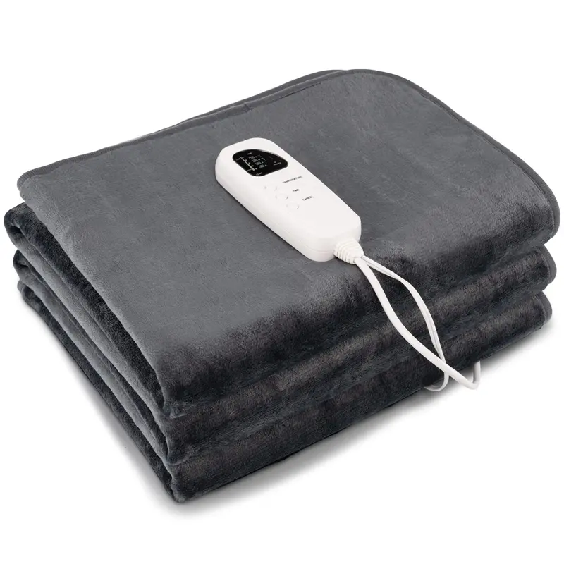 Giantex Heated Mattress Topper – Dual-Zone Warmth Pad With Auto Shut-Off Safety Features 1