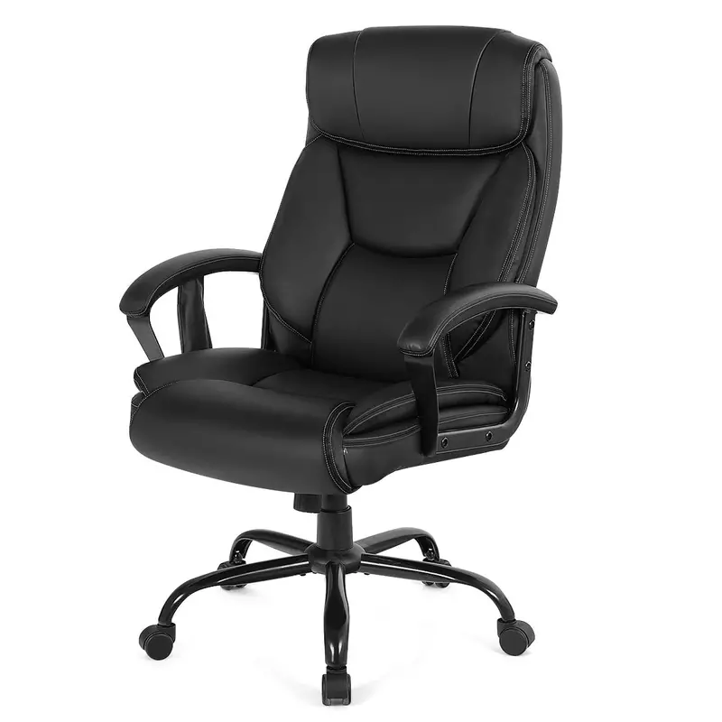 Giantex Heavy-Duty Executive Office Chair – 500 Lb Capacity With Massage Function 1