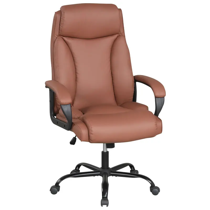 Giantex High-Back Ergonomic Office Chair – Adjustable Headrest & Lumbar Support 1