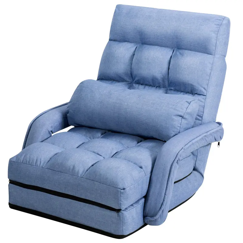 Giantex Indoor Folding Chaise Lounger – Multi-Use Armchair For Relaxation Or Napping 1