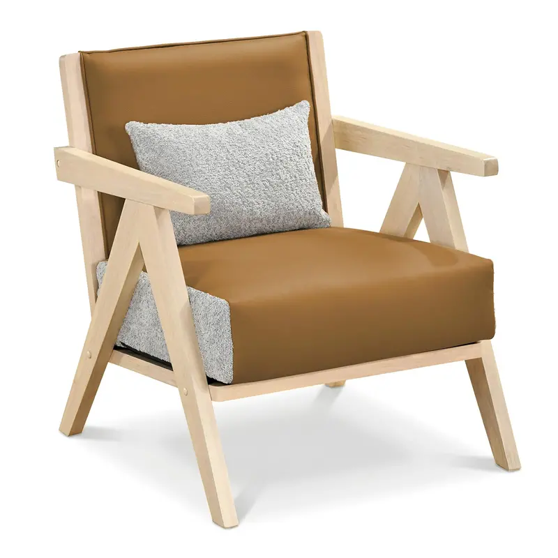 Giantex Mid-Century Living Room Accent Chair — Stylish, Comfort-Focused Seating 1