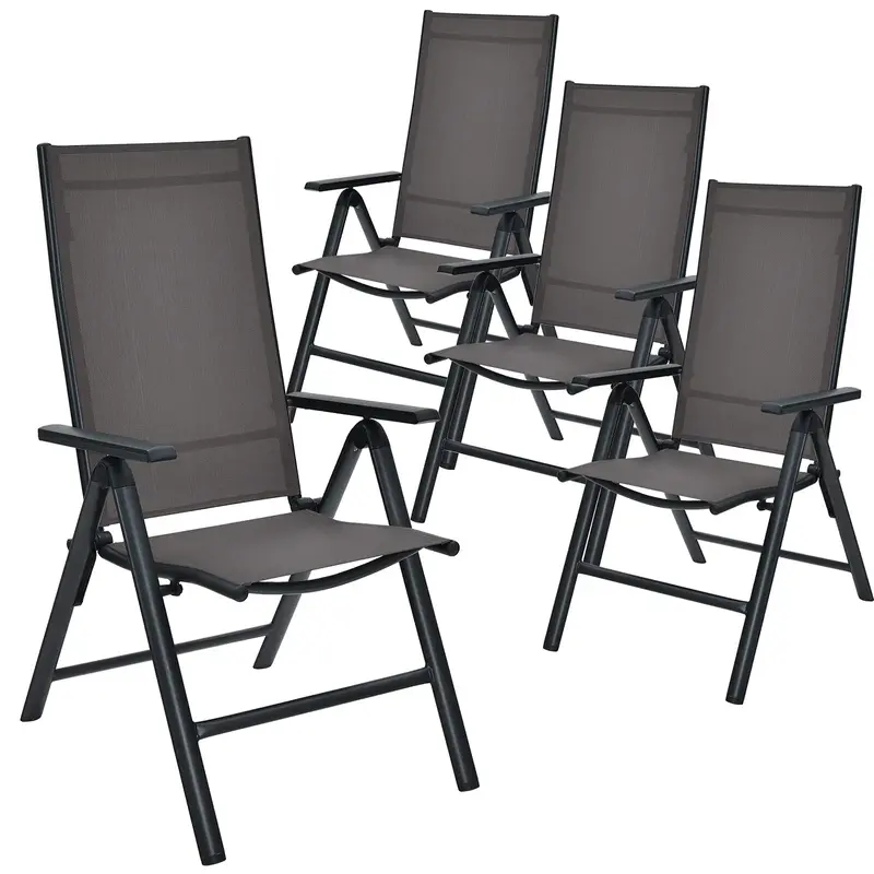 Giantex No-Assembly Patio Dining Chairs – Ideal For Camping, Beach, Pool & Yard 1