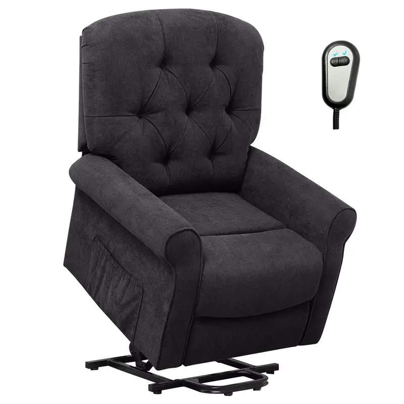 Giantex Power Lift Recliner Chair – Electric Adjustable Backrest And Footrest For Seniors 1