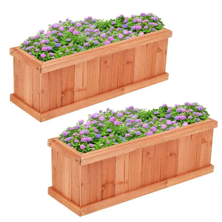 Giantex Raised Garden Bed Kit – Set Of Two Durable Planters For Vegetables, Herbs, And Flowers 1