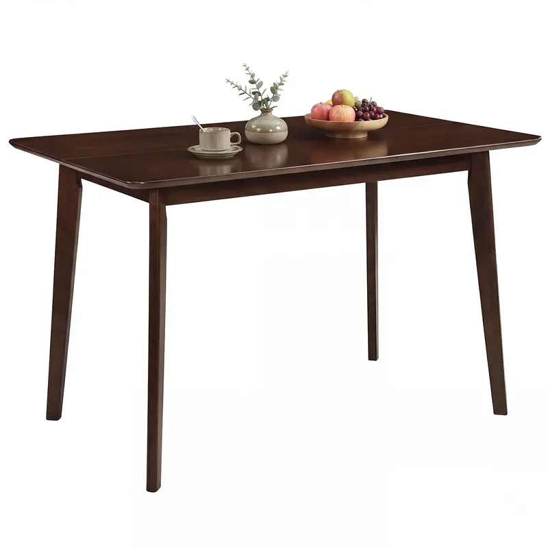 Giantex Rectangular Dining Table For 4–6 People – 47-Inch Solid Wood Kitchen Table 1