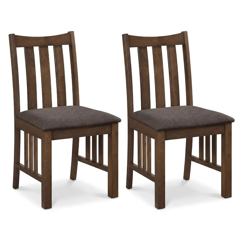 Giantex Rubberwood Dining Chairs — Cushioned Upholstered Seats For Everyday Use (Set Of 2 Or 4) 1
