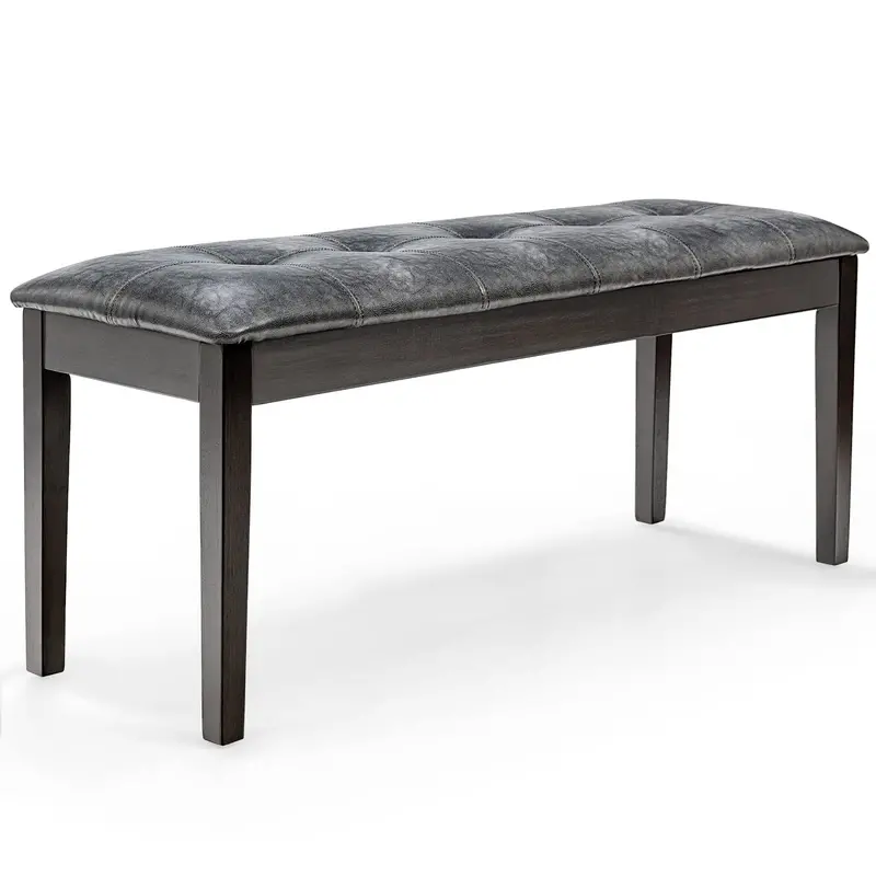 Giantex Upholstered Dining Bench – Traditional Wooden Table Seat With Soft Cushioned Comfort 1