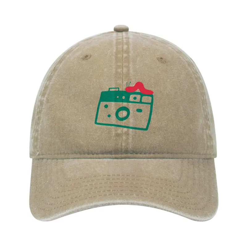 Glazer’S Camera Low-Profile 6-Panel Dad Hat – Khaki 1
