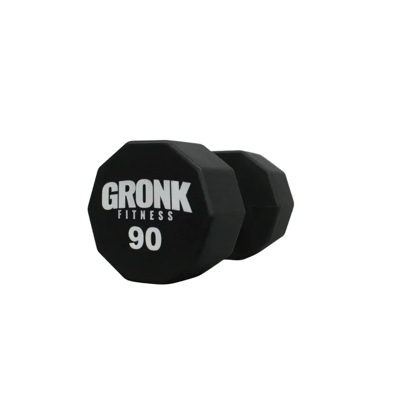 Gronk 10-Sided Urethane Dumbbell – 90 Lbs – Limited Quantity 1