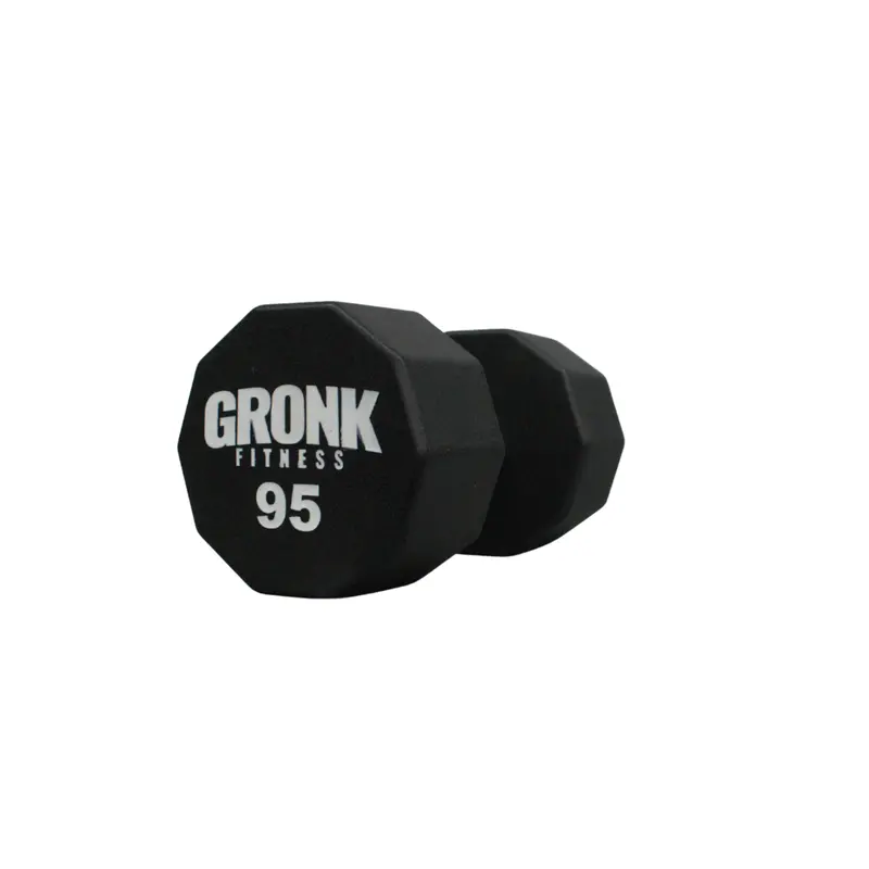 Gronk 10-Sided Urethane Dumbbell – 95 Lbs – Limited Quantity 1
