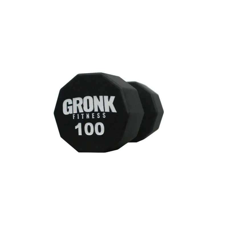 Gronk 10-Sided Urethane Dumbbell Set – 100 Lb (Final Inventory) 1