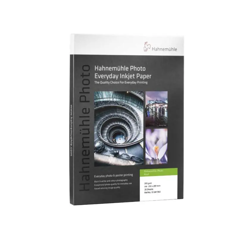 Hahnemühle Photo Pearl 310Gsm Inkjet Paper, 8.5×11″ – 25-Sheet Pack 1