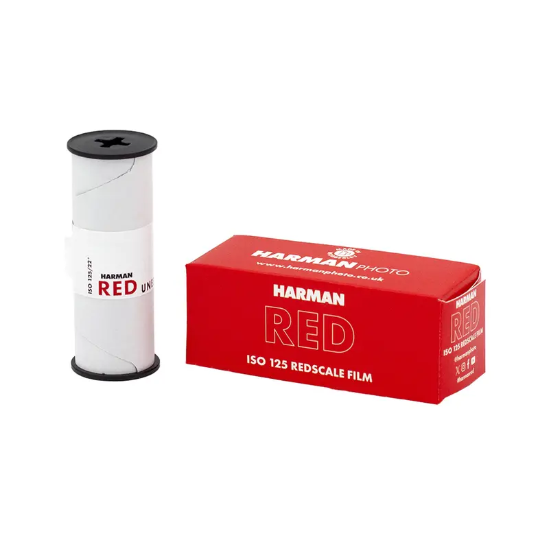 Harman Redscale 125 Color Negative Film – 120 Format, Single Roll 1