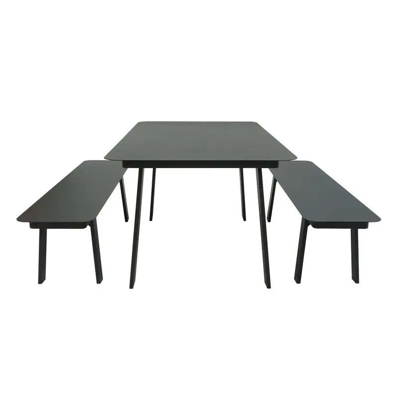 Hartman Colorado 3-Piece Bench Seating Set – Compact Outdoor Arrangement 1