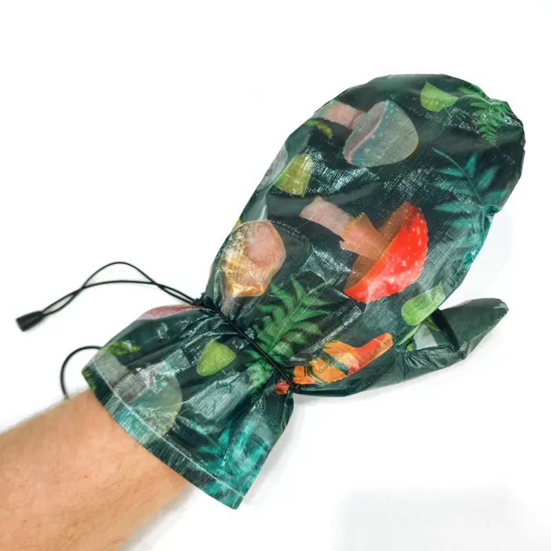 High Tail Designs Forest Mushroom Ultralight Rain Mitts By Ash Ryan 1