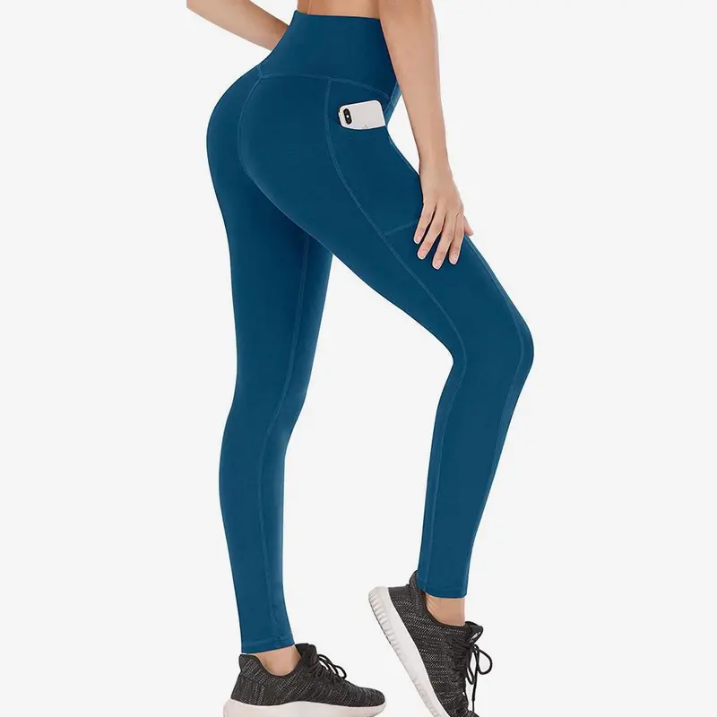 High-Waisted Yoga Leggings With Functional Pockets 1