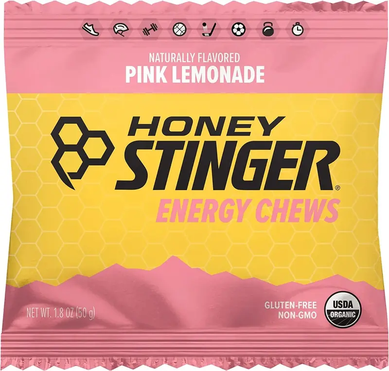 Honey Stinger Pink Lemonade Organic Energy Chews 1
