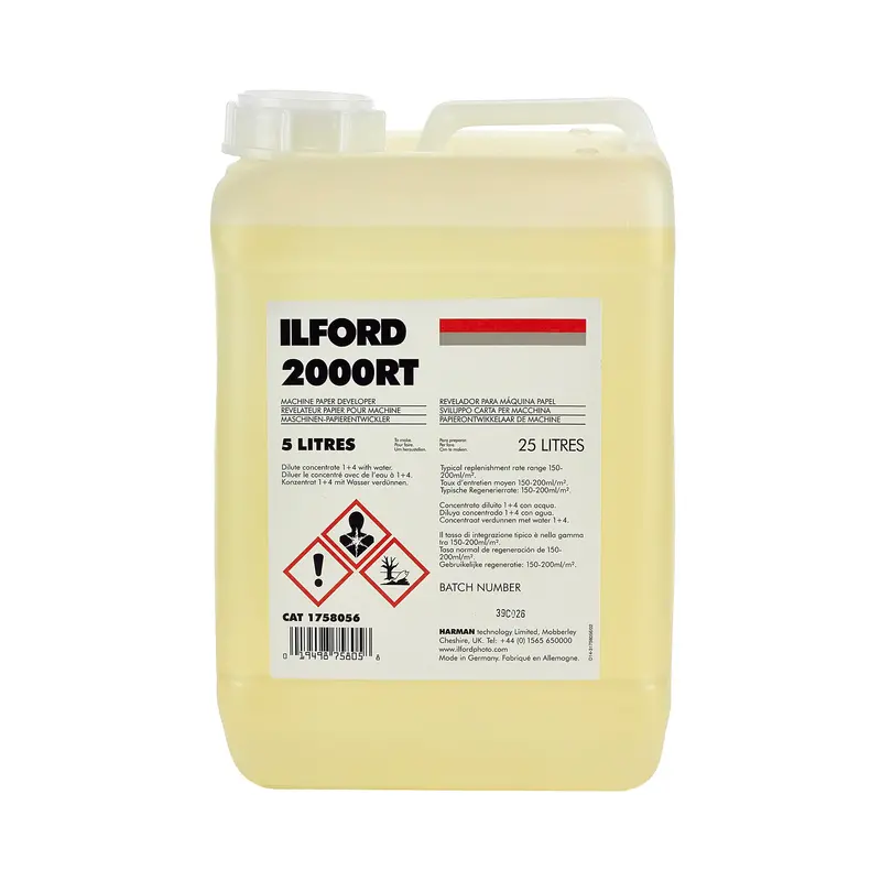Ilford 2000 Rt Developer & Replenisher Concentrate – 5L For B&W Paper Processing 1
