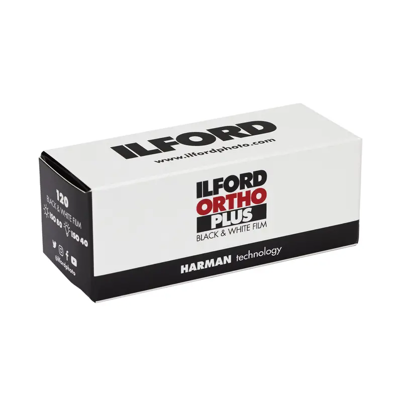 Ilford Ortho Plus 80 B&W Film – 120 Medium Format Roll 1