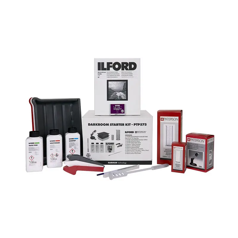 Ilford & Paterson Complete Darkroom Starter Bundle For Traditional Photographic Printing 1
