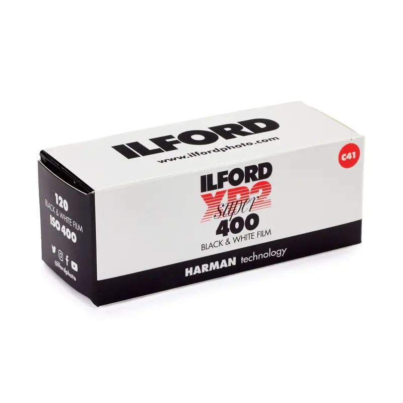 Ilford Xp2 Super 400 Chromogenic B&W 120 Film – Single Roll 1