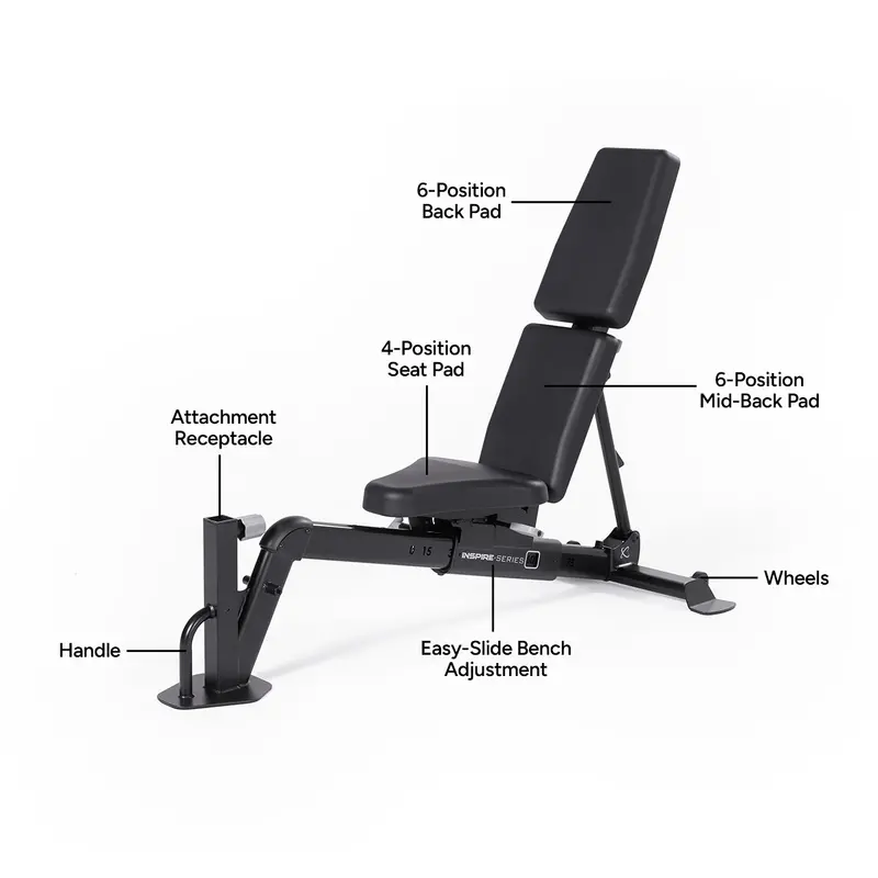 Inspire Fid7 Pro Fid Adjustable Weight Bench 1