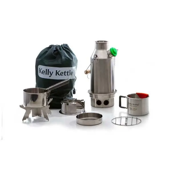 Kelly Kettle Trekker – All-In-One Backpacking Stove & Kettle Kit 1