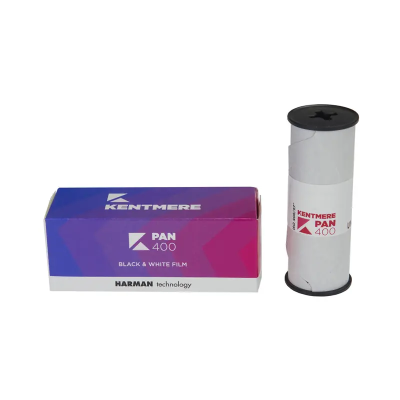Kentmere Pan 400 Black-And-White Film – 120 Format, Single Roll 1