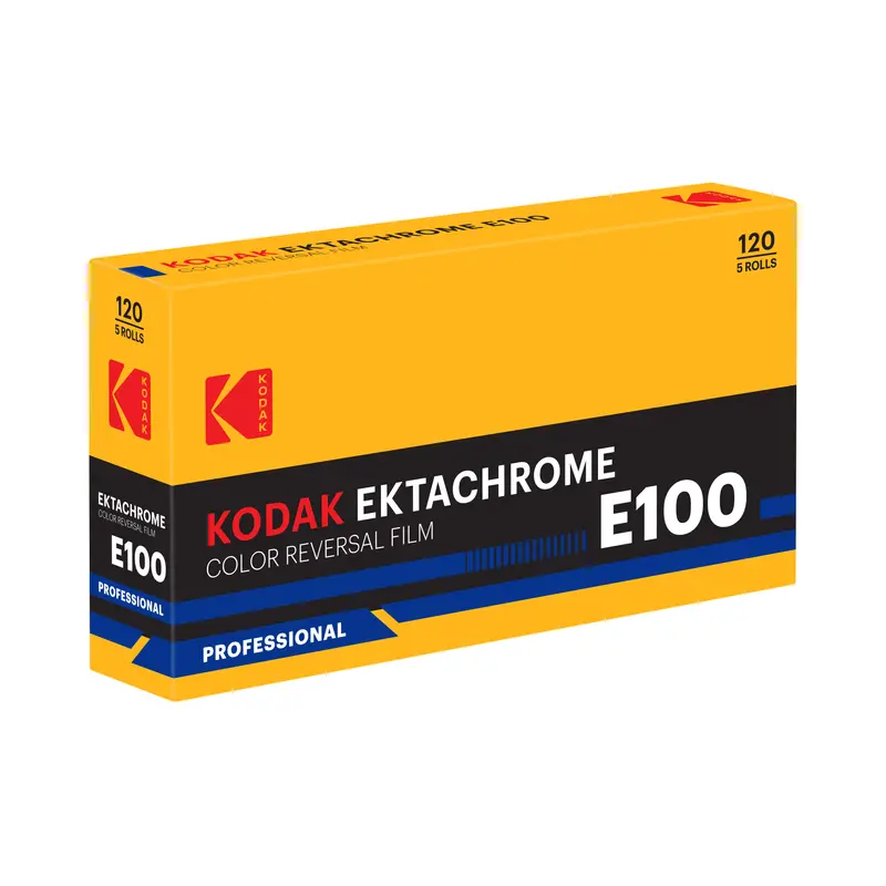 Kodak Ektachrome E100 Color Slide Film – 120 Format, 5-Roll Pack 1