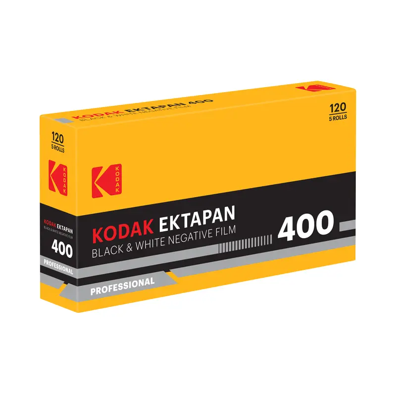 Kodak Ektapan 400 B&W Medium Format Film – 120 Roll, 5-Pack Set 1