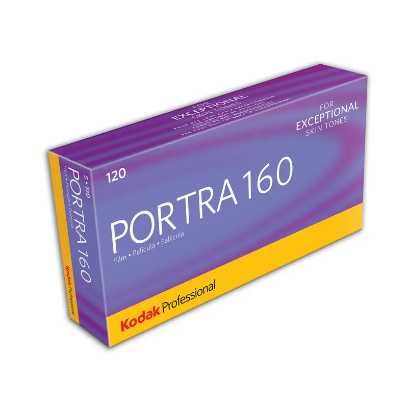 Kodak Portra 160 Color Negative 120 Film – 5-Roll Pack 1