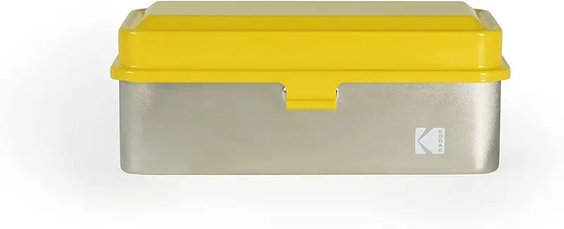 Kodak Steel Film Storage Case For 120 & 35Mm Rolls – Yellow/Silver 1