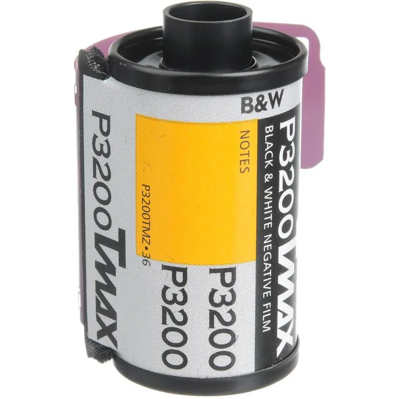 Kodak T-Max P3200 B&W 35Mm Film – 36 Exposure Roll 1