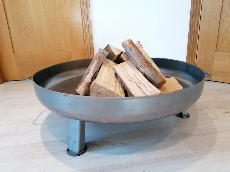 Large Outdoor Fire Pit Bowl – 80 Cm Diameter, Steel Construction 1