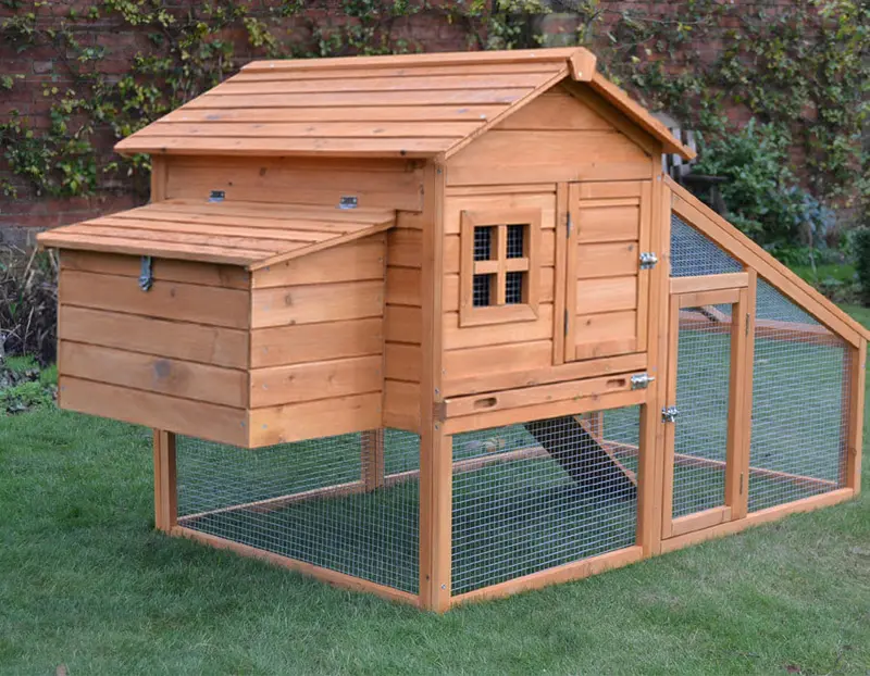Large-Scale Chicken Coop With Attached Run – Weather-Resistant Design 1