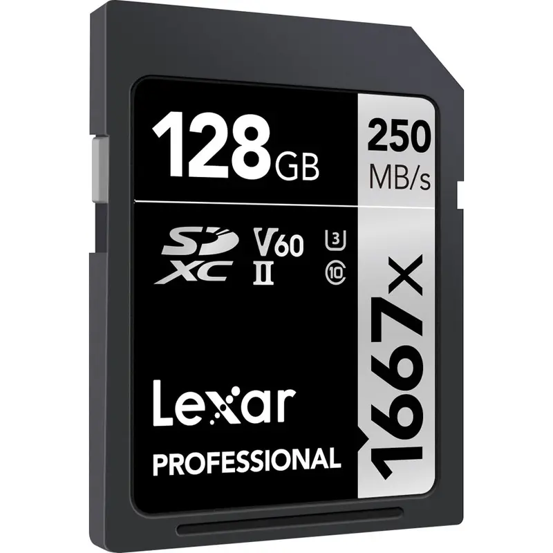 Lexar Professional 128Gb Uhs-Ii Sdxc Card – 1667X Speed Rating (250Mb/S) 1