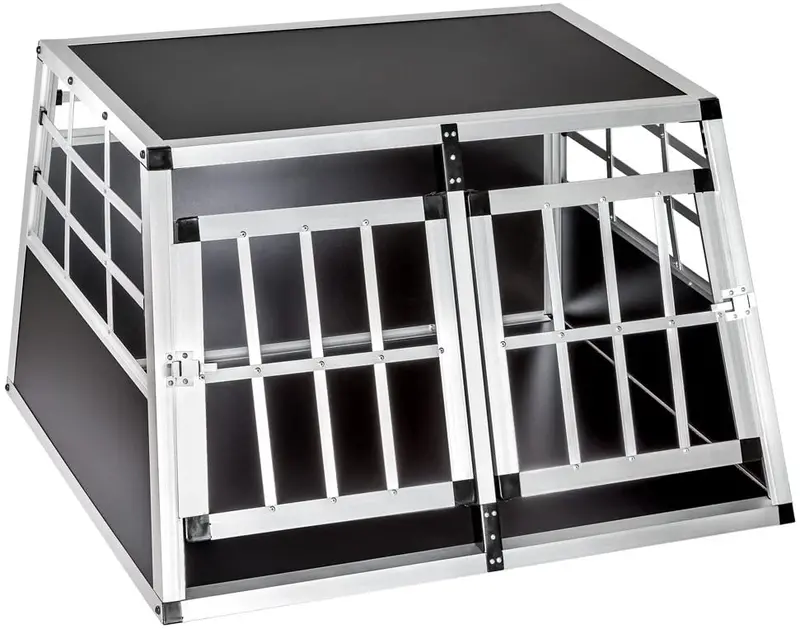 Lightweight Aluminium Dog Transport Box For Vehicle Use 1