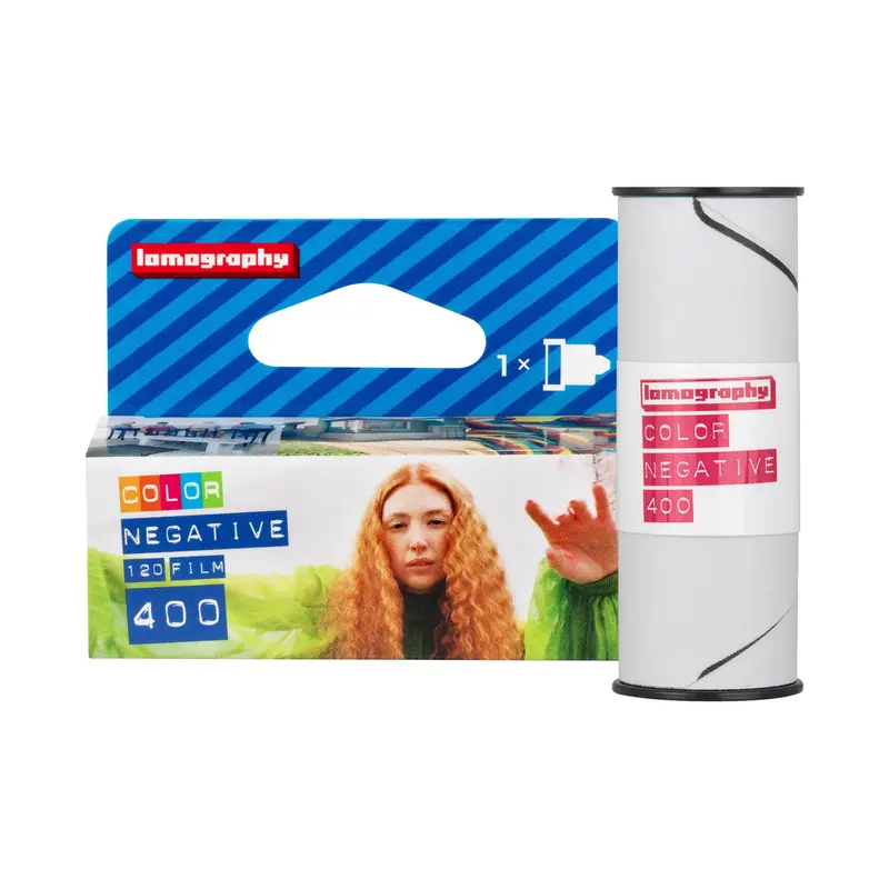 Lomography Color Negative 400 Film – 120 Format, Single Roll 1