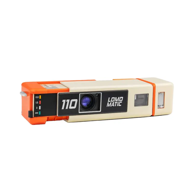 Lomography Lomomatic 110 Camera + Flash – Golden Gate Limited Edition 1