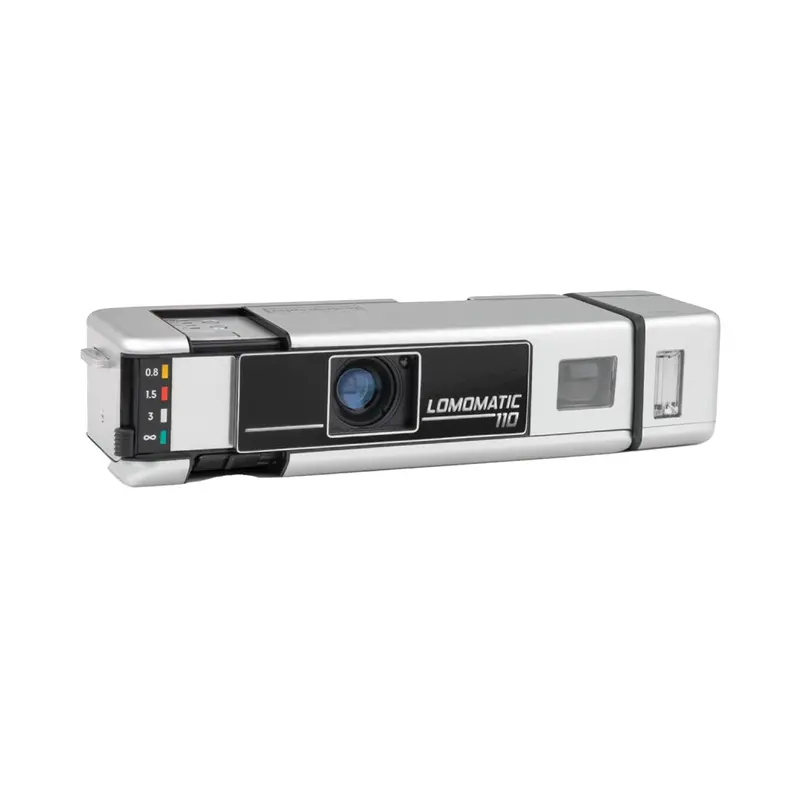Lomography Lomomatic 110 Film Camera With Flash – Metal Edition 1