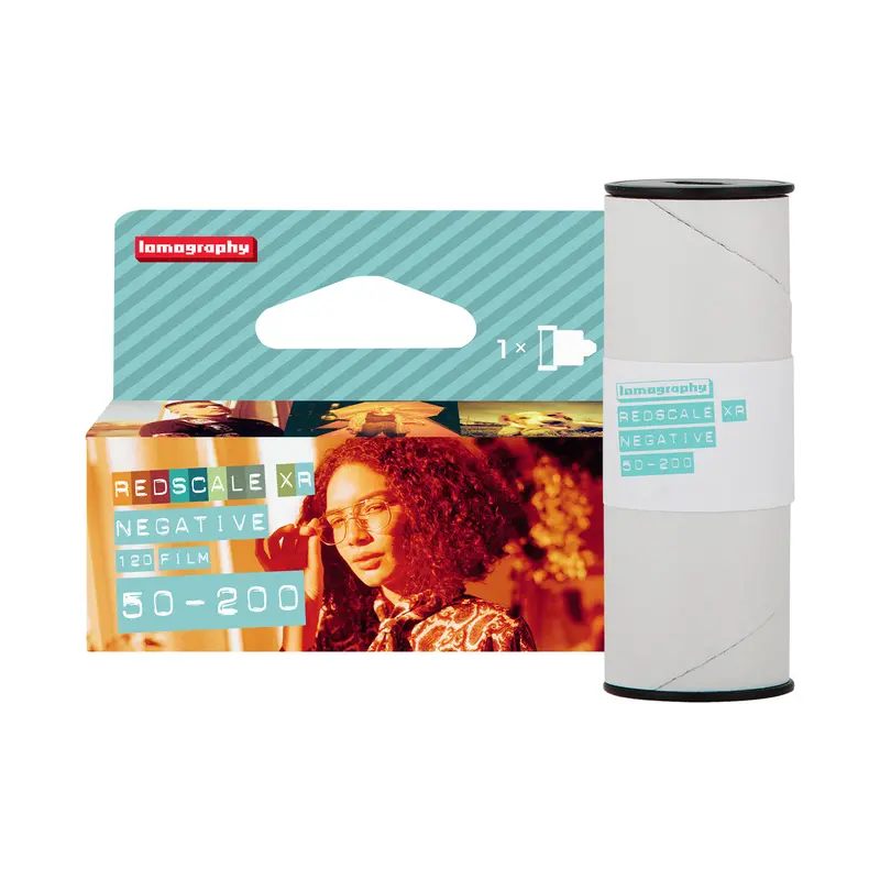 Lomography Redscale Xr 50–200 – 120 Format Color Negative Film (Single Roll) 1