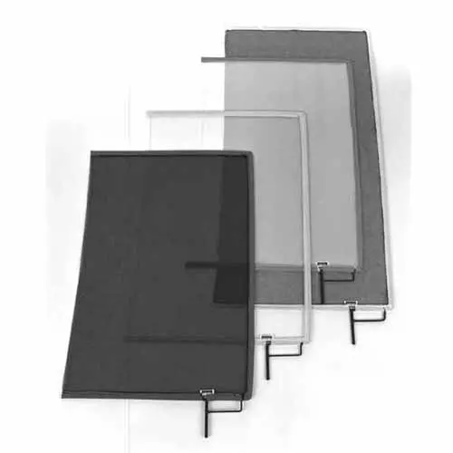 Matthews 12" × 18" Open-End White Artificial Silk Scrim 1