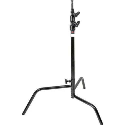 Matthews Hollywood 20-Inch C-Stand With Sliding Leg, Grip Head & Arm – Matte Black, 5.25 Feet 1