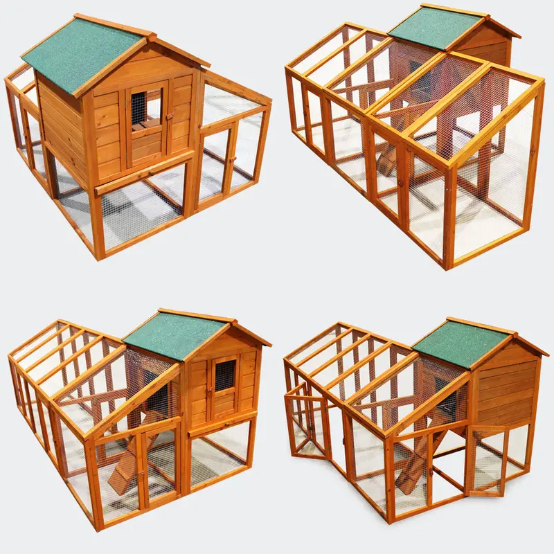 Modular Chicken Coop & Run – Adjustable Free-Range Hen Housing System 1