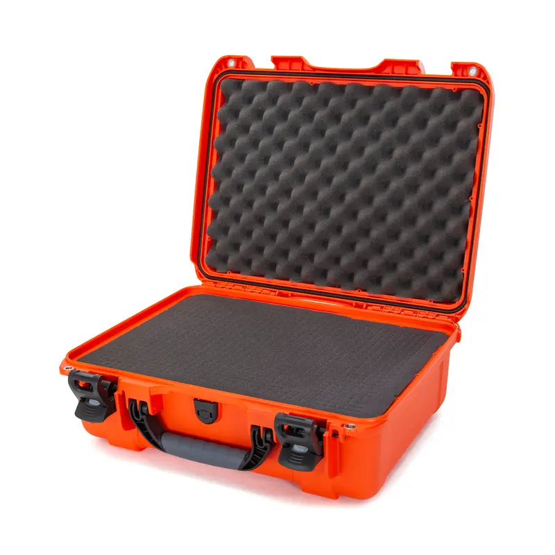 Nanuk 930 Medium Rugged Case – Orange, Featuring Modular Cubed Foam & Lid Foam System 1