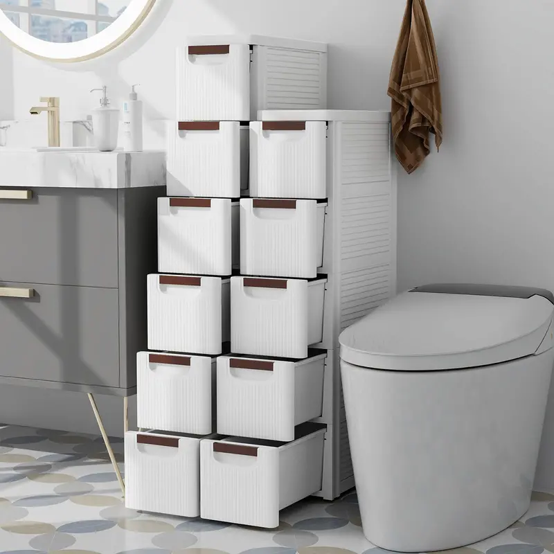 Narrow Rolling Organizer Cart – Compact Storage Solution For Home Or Office 1