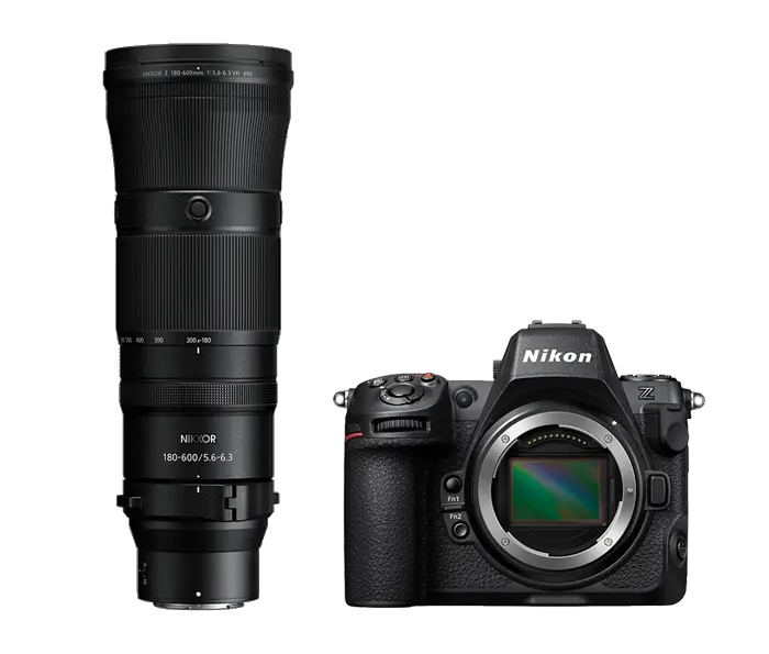 Nikon Z8 Full-Frame Mirrorless Camera With Z 180–600Mm F/5.6–6.3 Vr Telephoto Zoom Lens 1
